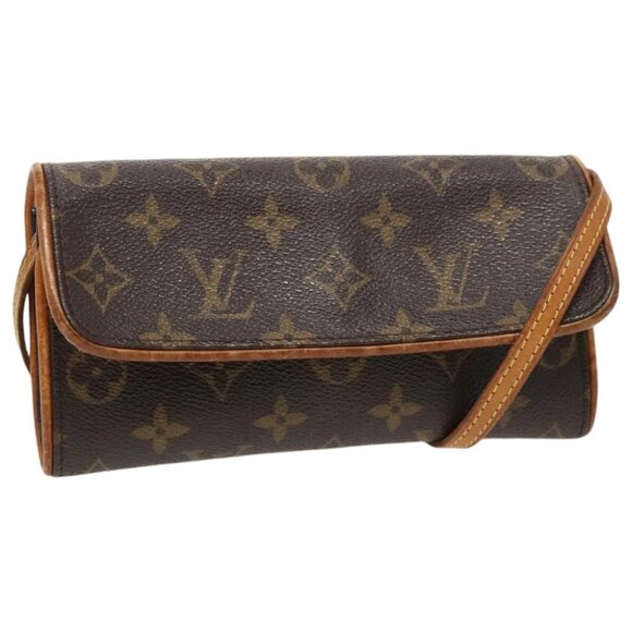 LOUIS VUITTON Monogram Pochette Twin PM Shoulder Bag - Picture 1 of 14